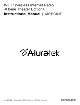Aluratek AIREC01F - Wireless Internet Radio Owner's manual