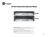 Crown CTs 4200 User manual