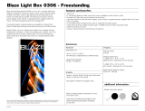 displaypros 0306 Blaze Freestanding Light Box User manual