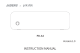 JADENS PD-A4 User manual