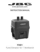 jbc FAE1 (230V) Fume Extractor for 1 Workbench User manual