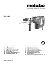 Metabo KH 5-40 User manual