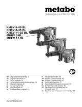 Metabo KHEV 5-40 BL User manual