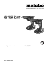 Metabo HBS 18 LTX BL 3000 User manual