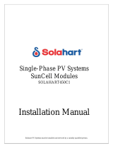 Solahart 50C1 Single-Phase PV Systems SunCell Modules User manual