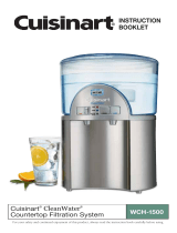 Cuisinart WCH-1500 - CleanWater Countertop Filtration System User manual
