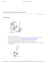 Motologic Rear Seat Back Cushion User manual