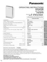 Panasonic F-PXV35H Air Purifier User manual
