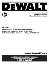 DeWalt DCF500 User manual