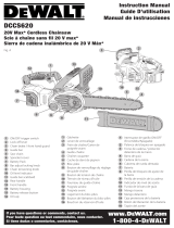 DeWalt DCCS620 User manual