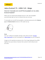 Jabra Evolve2 75 User guide