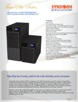 syndome TE-6K Operating instructions