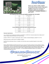 FROST-GUARD FROST GUARD GFG4R13 Frostguard Fabric 22-1 or 2 x 30 Inch Insulated Backflow Blanket Operating instructions
