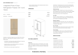 Fisher & Paykel RS32A72J1 Integrated French Door Refrigerator Freezer Operating instructions