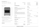 Fisher & Paykel RGV3-304-N Operating instructions