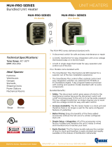 Qmark MUH-PRO SERIES Bundled Unit Heater Operating instructions