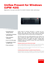 Barco UPW-420 Operating instructions