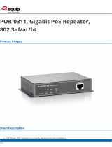 Equip POR-0311 Gigabit PoE Repeater Operating instructions
