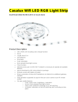 Casalux Wifi LED RGB Light Strip Operating instructions