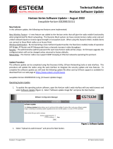 Software s ESTeem Horizon Series Software Update Operating instructions