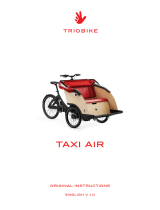 TRIOBIKE TAXI AIR Operating instructions