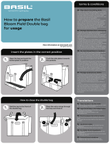 Basil Prepare the Basil Bloom Field Double Bag Operating instructions