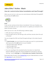 Jabra Elite 7 Active Operating instructions