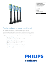 Philips HX9044/33 Sonicare C3 Premium Plaque Defence Interchangeable Sonic Toothbrush Heads Operating instructions