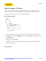 Jabra Engage 75 Operating instructions