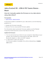 Jabra Evolve2 85 Operating instructions