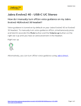 Jabra Evolve2 40 Operating instructions