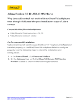 Jabra Evolve 30 II Operating instructions