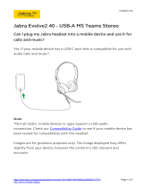 Jabra Evolve2 40 Operating instructions