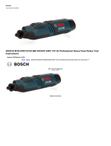 Bosch BOS-GRO12V35-06019C5070 Operating instructions