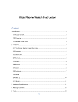 Smart Watches JW11 Operating instructions