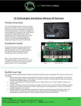 CS Technologies 6 Channels Standalone Wireless RF Receiver Operating instructions