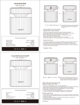 HUMIDIFIER M207 Operating instructions