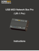 DoreMidi UR-1 Pro Operating instructions