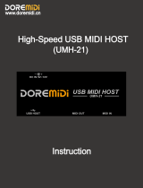 DoreMidi UMH-21 Operating instructions