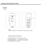 DAWNSUN TX049 Operating instructions