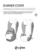CYBEX PALLAS S-FIX SUMMER COVER Operating instructions
