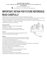 Costco 1600404 Operating instructions