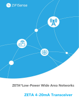 ZiFiSense Zeta Low Power Wide Area Network 4-20mA Transceiver Operating instructions