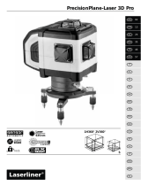 Laserliner PrecisionPlane-Laser 3D Pro Operating instructions