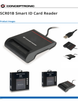 Conceptronic SCR01B Smart ID Card Reader Operating instructions