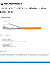 Conceptronic 187321 Cat.7 S/FTP Operating instructions