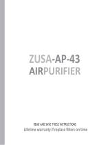 TOTAL HOME SUPPLY ZUSA-AP-43 Operating instructions