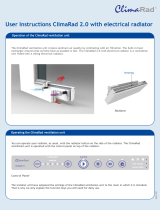 ClimaRad 2.0 Built In Heat Exchanger Operating instructions