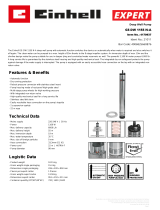 EINHELL GE-DW 1155 N-A Deep Well Pump Operating instructions