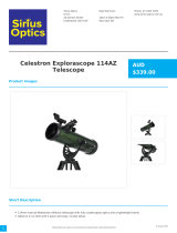 Sirius Optics Celestron Explorascope 114AZ Telescope Operating instructions